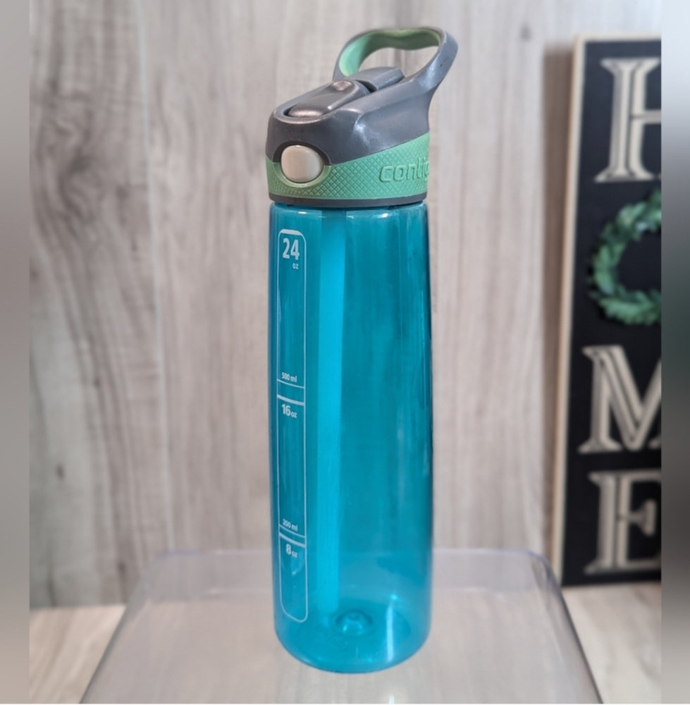 CONTIGO "Ashland" Water Bottle 2003 Autospout Flip Top with Handle SCUBA